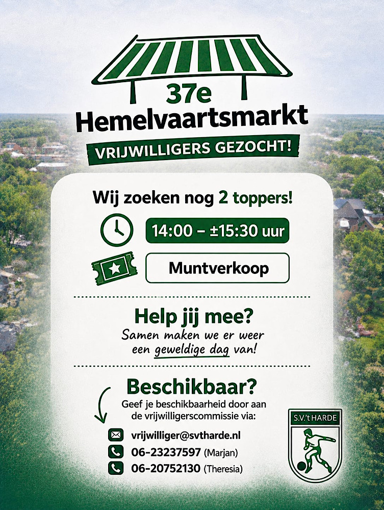 Nog 2 toppers gezocht!