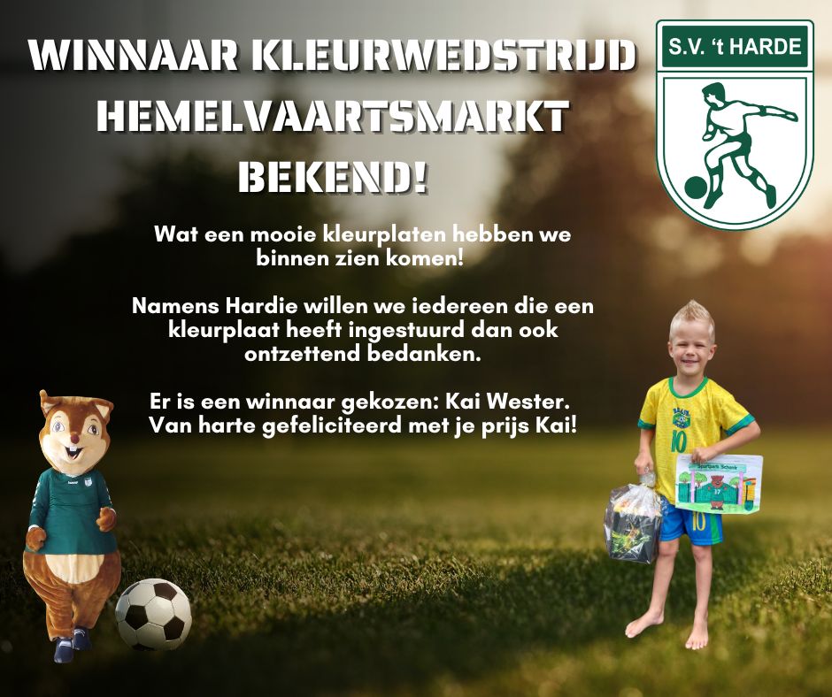 Winnaar kleurwedstrijd Hemelvaartsmarkt