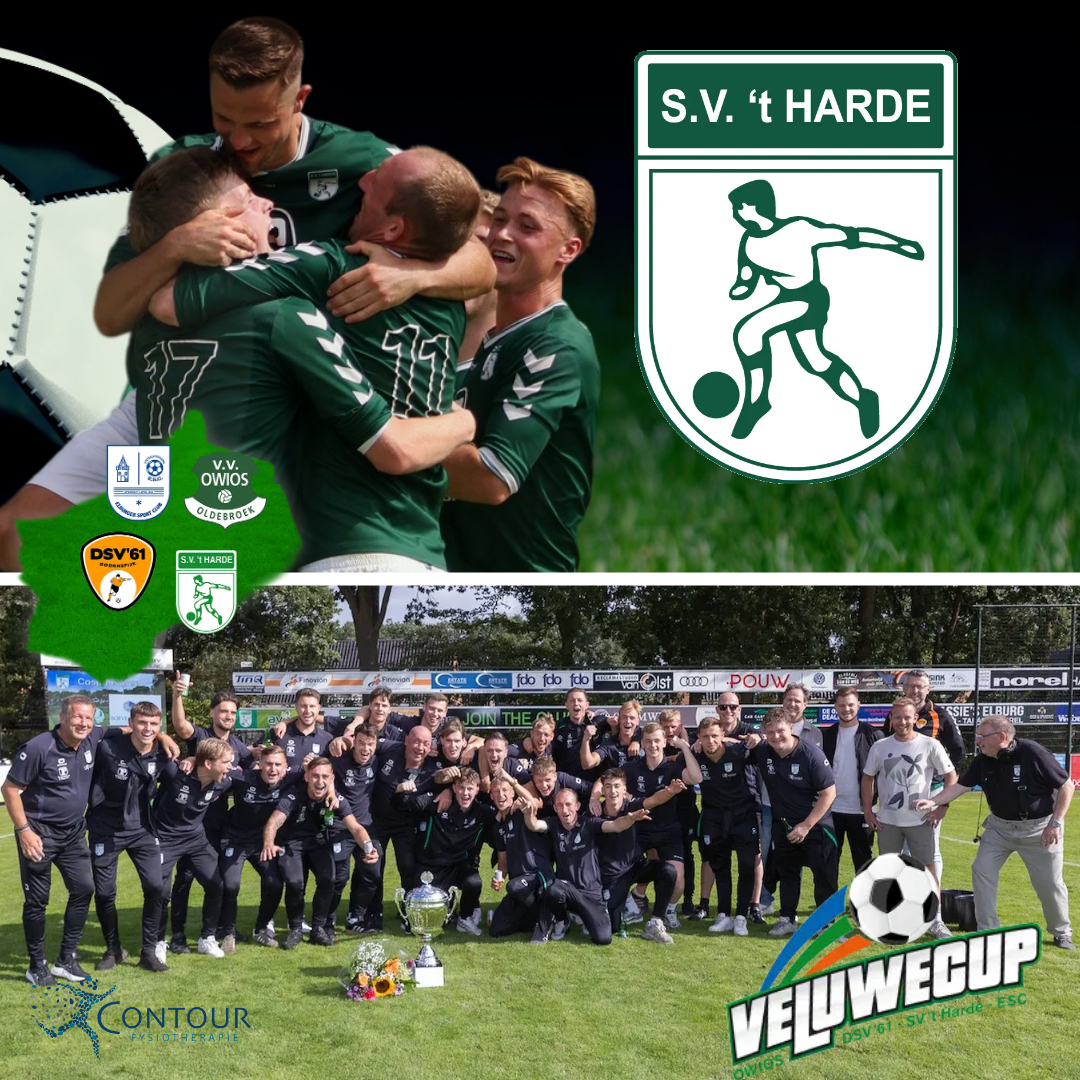 S.V. ’T HARDE KROONT ZICH TOT KAMPIOEN VAN DE CONTOUR VELUWECUP